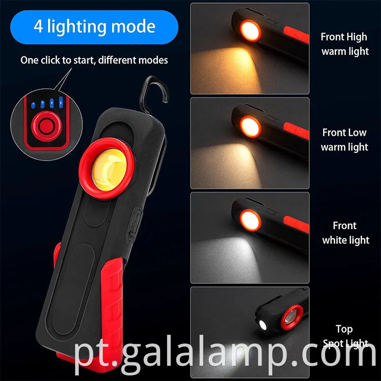 Ultra-Bright Magnetic Cob Light para reparos automotivos